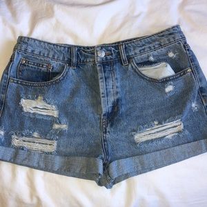 jean shorts